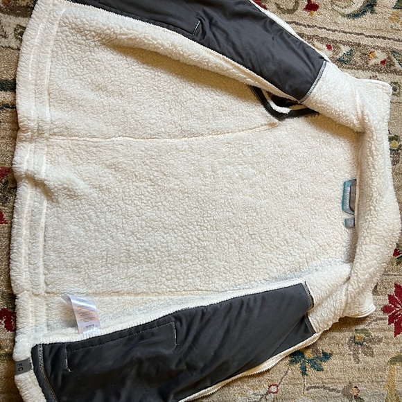 Free Country Womens Faux Fur Vest Size XL Soft Sleeveless Zip Pockets White - Picture 7 of 14